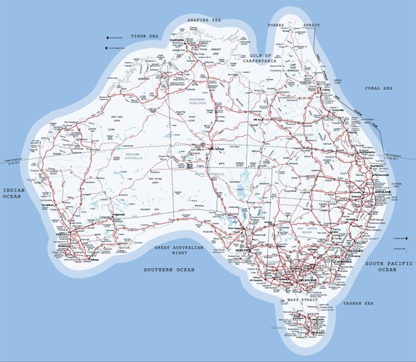 autopistas y carreteras de Australia