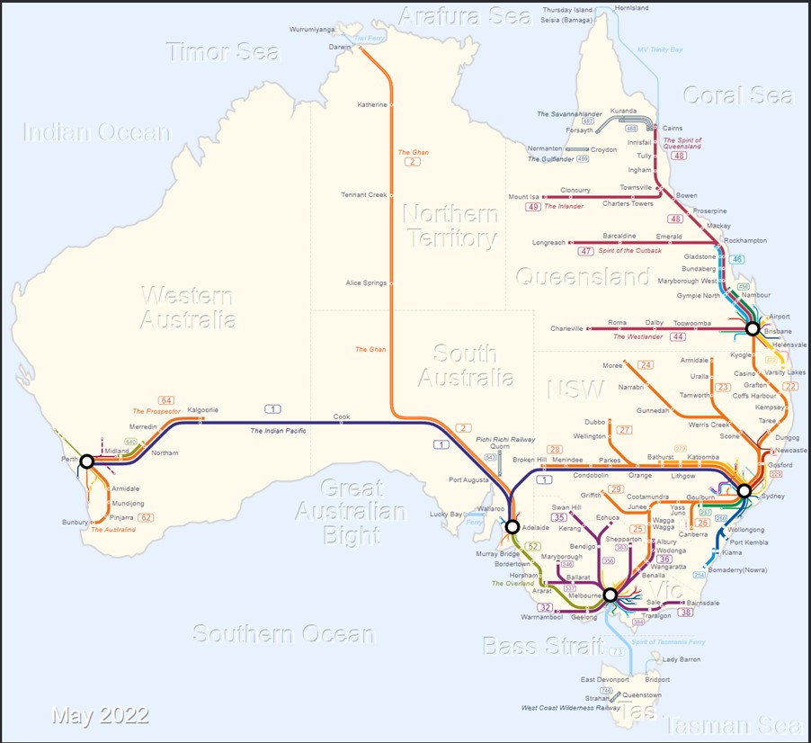 Transporte público Australia